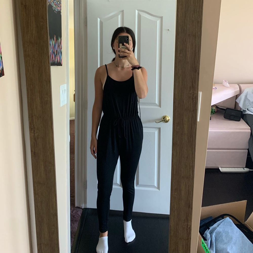 black jumpsuit Small Ambiamee